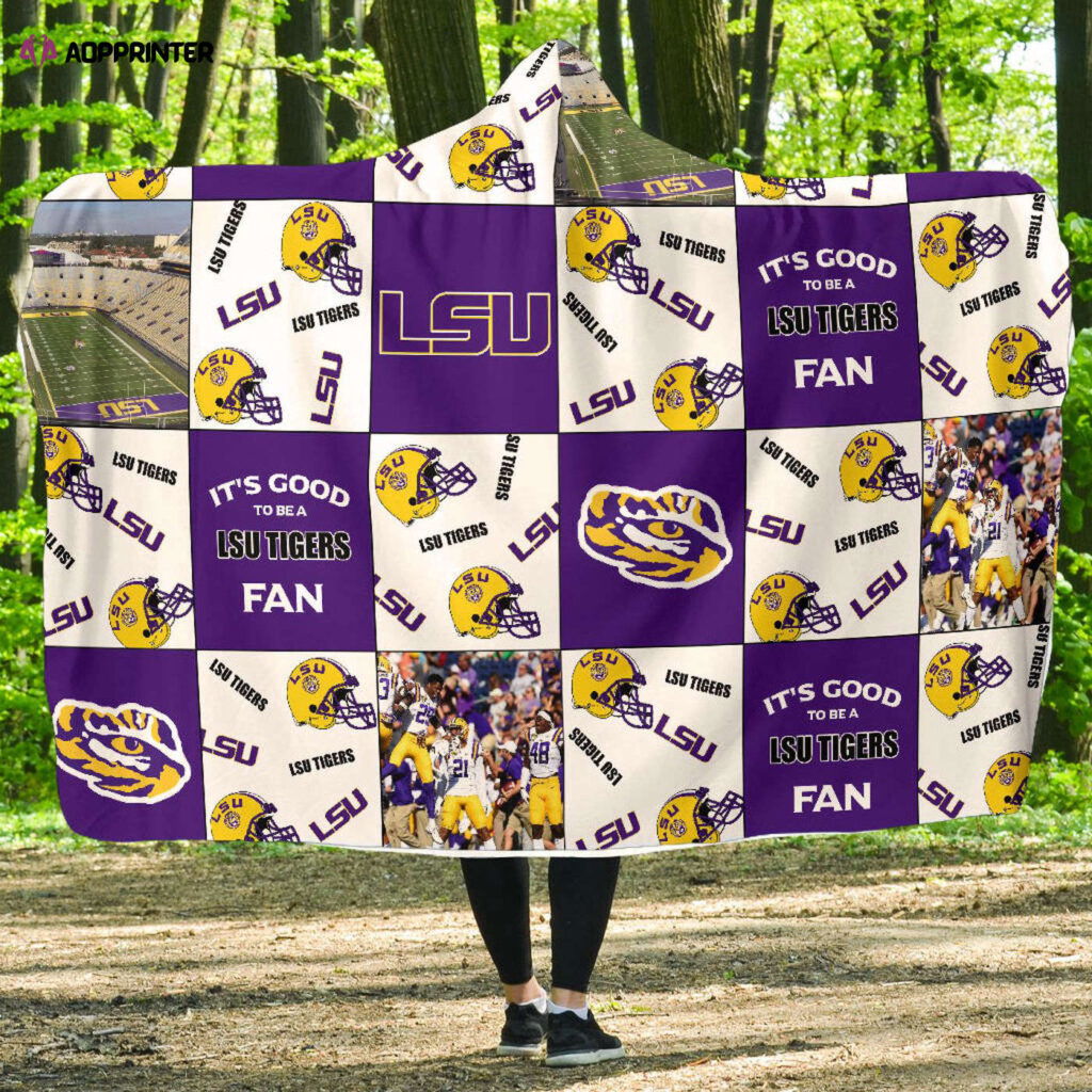 LSU Tigers Fan Gift: Full Printing Hooded Blanket for Men & Women – The Perfect LSU Tigers Fan Merchandise! LSU Tigers Fan Gift: Full Printing Hooded Blanket for Men & Women – The Perfect LSU Tigers Fan Merchandise!