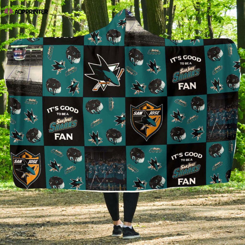 San Jose Sharks Fan Gift: Full Printing Hooded Blanket for Men & Women – Show Your Team Spirit! San Jose Sharks Fan Gift: Full Printing Hooded Blanket for Men & Women – Show Your Team Spirit!