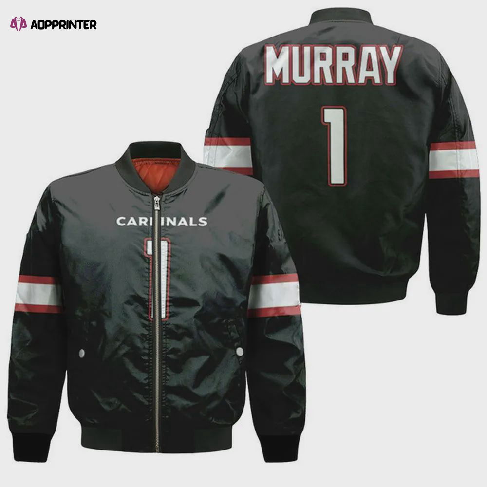 Kyler Murray Arizona Cardinals Pattern Bomber Jacket – Black Kyler Murray Arizona Cardinals Pattern Bomber Jacket – Black