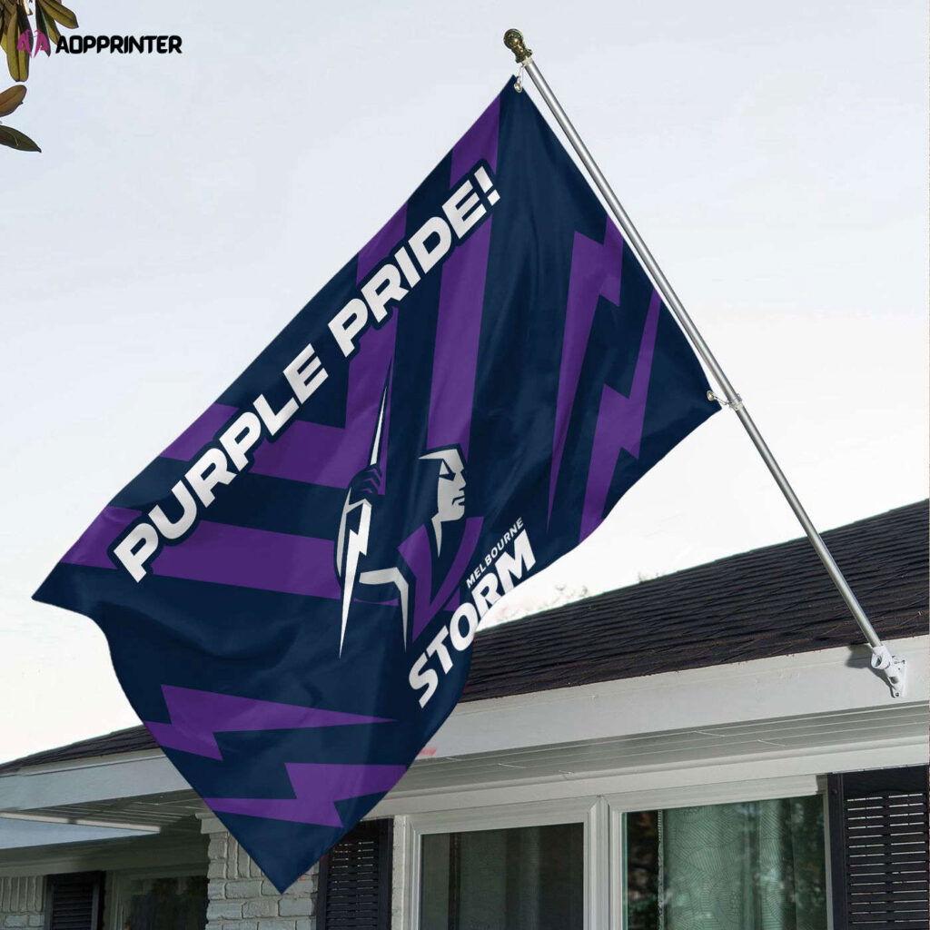 Melbourne StormD House Flag Gift Melbourne StormD House Flag Gift