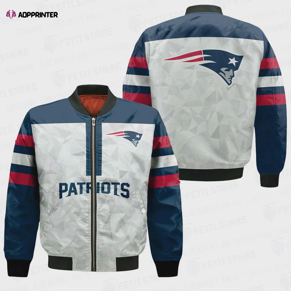 New England Patriots NFL 2023 Starter Thursday Night Gridiron Raglan Unisex Bomber Jacket V6 New England Patriots NFL 2023 Starter Thursday Night Gridiron Raglan Unisex Bomber Jacket V6