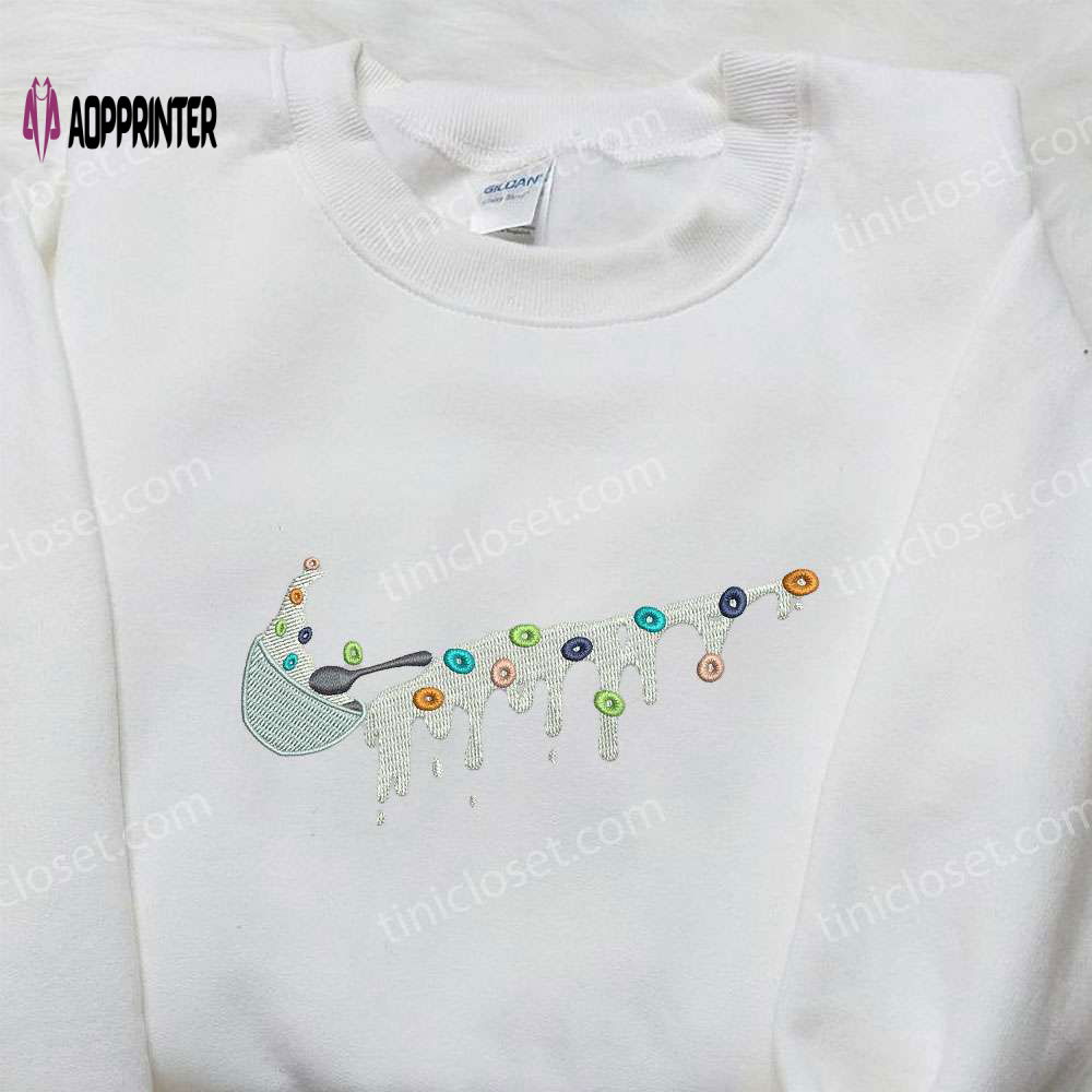 Nike x Cereal Bowl Embroidered Sweatshirt – Favorite Foods Custom Shirt Nike x Cereal Bowl Embroidered Sweatshirt – Favorite Foods Custom Shirt