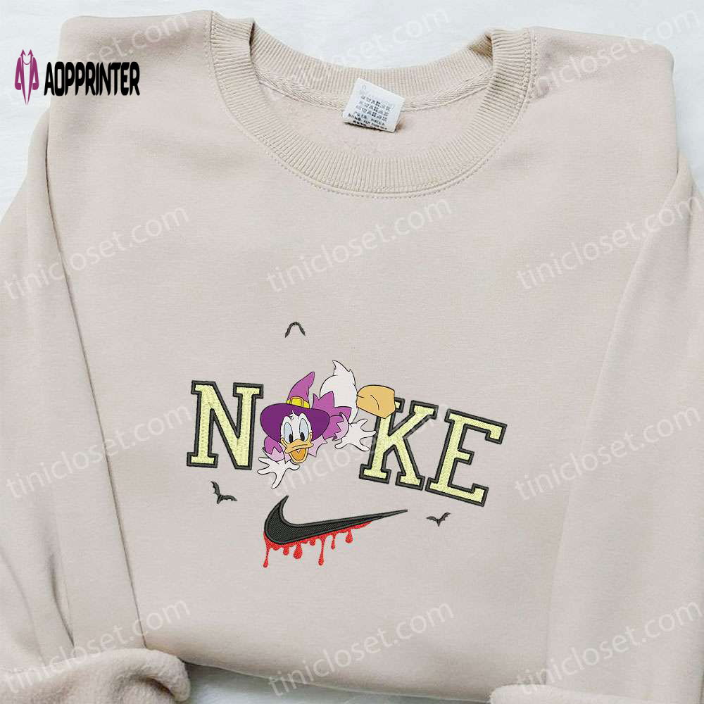 Nike x Daisy Duck Halloween Embroidered Sweatshirt – Disney Characters Shirt Best Halloween Gift Ideas for Family Nike x Daisy Duck Halloween Embroidered Sweatshirt – Disney Characters Shirt Best Halloween Gift Ideas for Family