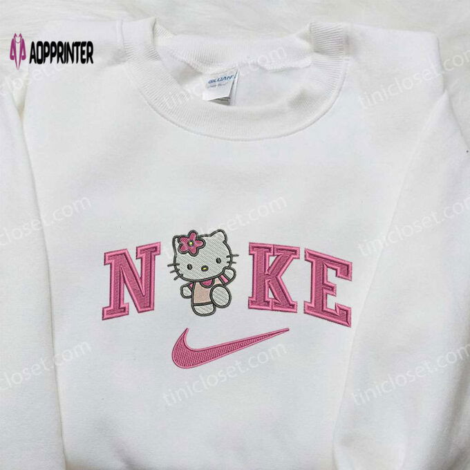 Nike x Hello Kitty Embroidered Shirt & Sweatshirt: Cute Gifts for Daughter