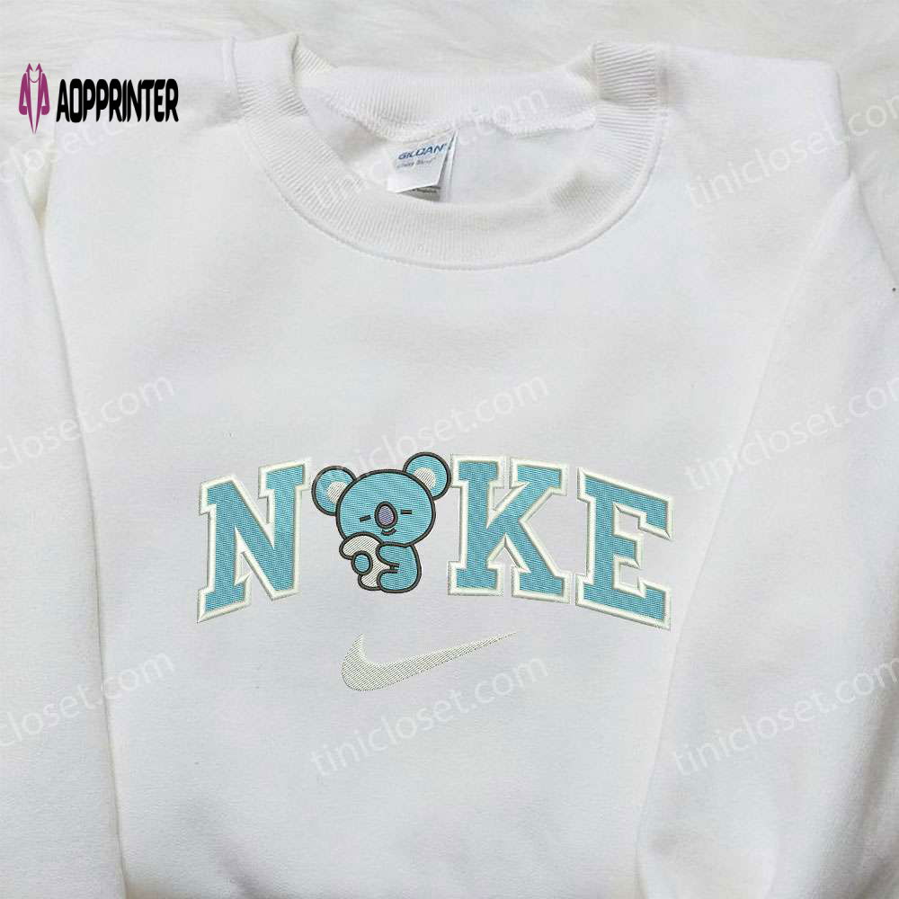 Nike x Koya Bear Embroidered Shirt – Unique Nike Inspired Animal Design Nike x Koya Bear Embroidered Shirt – Unique Nike Inspired Animal Design