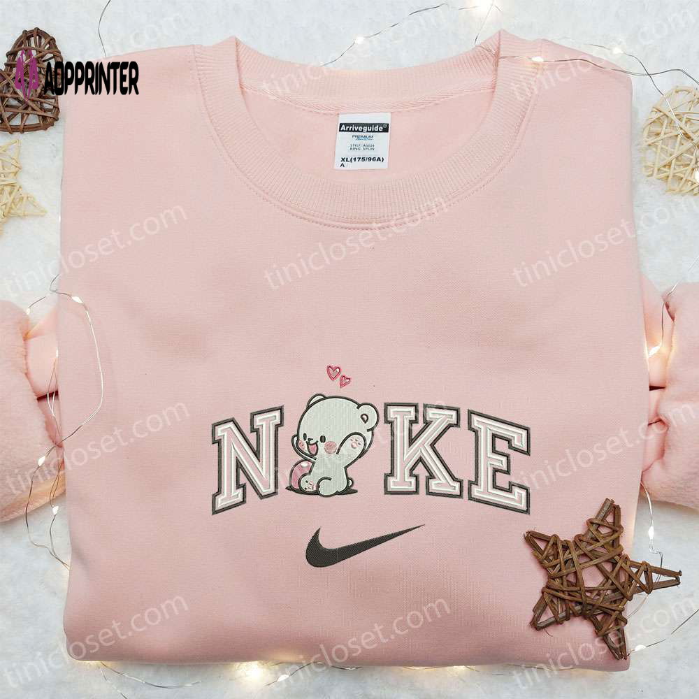 Nike x Milk Bear Love Embroidered Sweatshirt Milk and Mocha Shirt – Best Gift Ideas Nike x Milk Bear Love Embroidered Sweatshirt Milk and Mocha Shirt – Best Gift Ideas