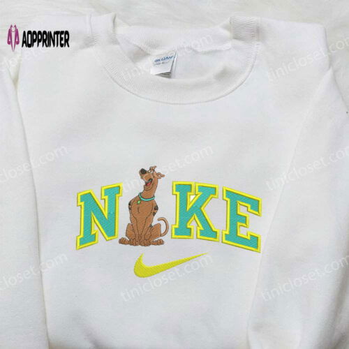 Nike x Scooby Doo Embroidered Sweatshirt & Shirt - Unique Collaboration for Fans