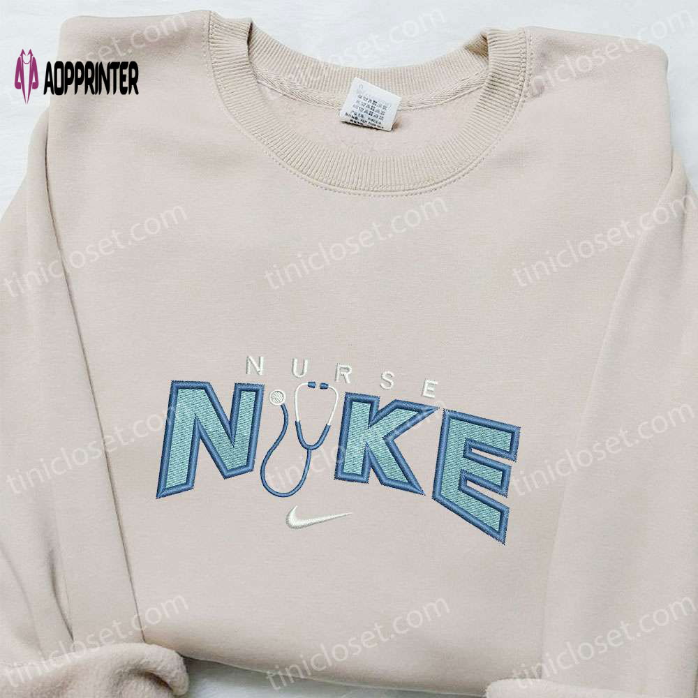 Nike x Stethoscope Embroidered Hoodie & T-Shirt: Perfect Family Gift Nike Inspired Apparel Nike x Stethoscope Embroidered Hoodie & T-Shirt: Perfect Family Gift Nike Inspired Apparel