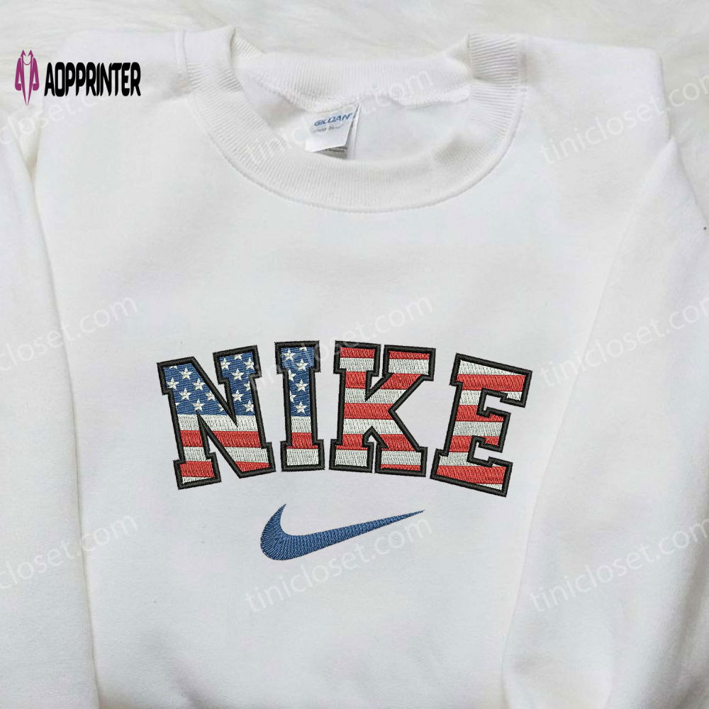 Nike x USA Embroidered Shirt: United States Inspired Design Stylish and Authentic Nike x USA Embroidered Shirt: United States Inspired Design Stylish and Authentic