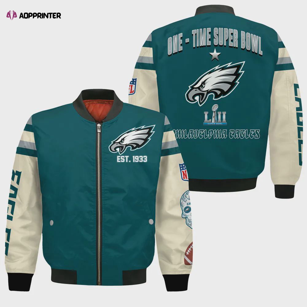 Philadelphia Eagles X Champions Design Bomber Jacket SFAT V3 Philadelphia Eagles X Champions Design Bomber Jacket SFAT V3