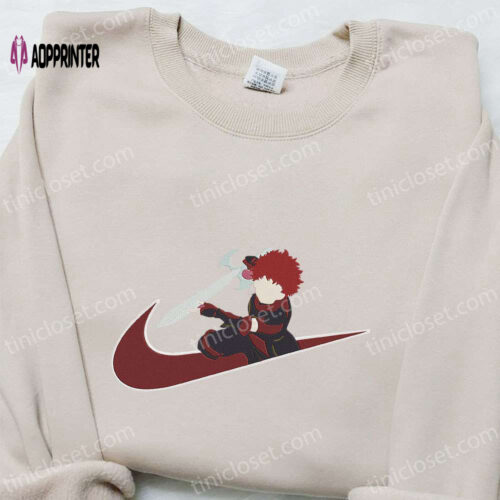 Ranta x Swoosh Anime Embroidered Sweatshirt - Nike Inspired Shirt