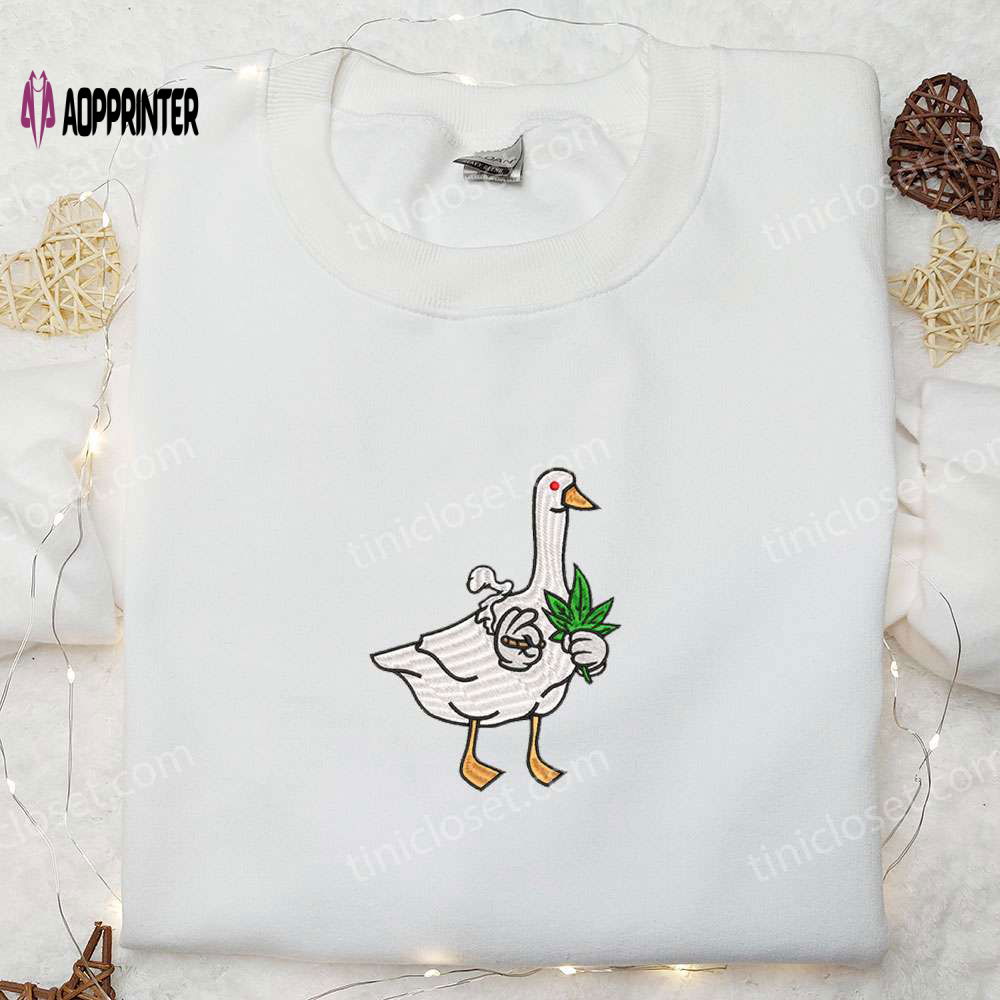 Silly Goose Animal & Funny Embroidered Shirt – Playful Designs for a Unique Style Silly Goose Animal & Funny Embroidered Shirt – Playful Designs for a Unique Style