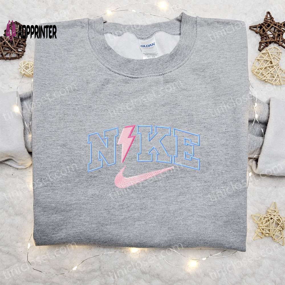 Thunder x Nike Embroidered Sweatshirt Nike Inspired Shirt Best Birthday Gift Ideas Thunder x Nike Embroidered Sweatshirt Nike Inspired Shirt Best Birthday Gift Ideas