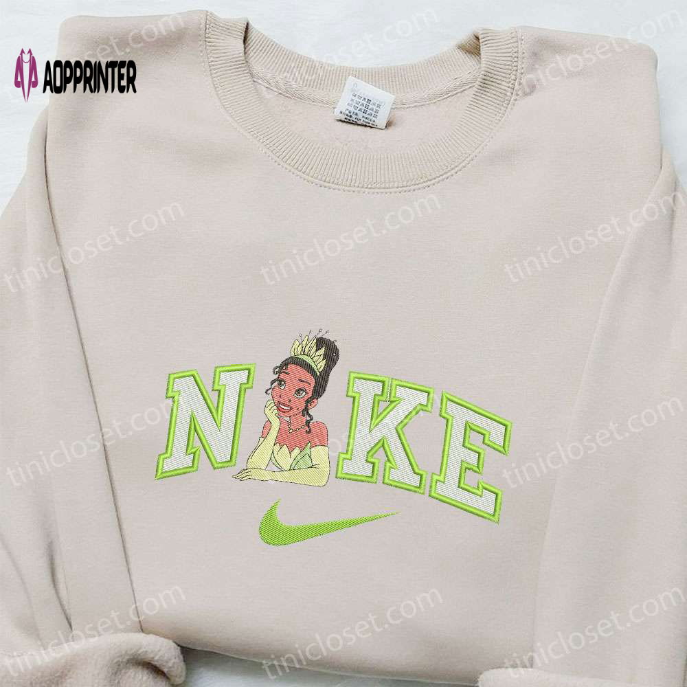 Tiana x Nike Cartoon & Disney Characters Embroidered Shirt – Custom Nike T-shirt Tiana x Nike Cartoon & Disney Characters Embroidered Shirt – Custom Nike T-shirt