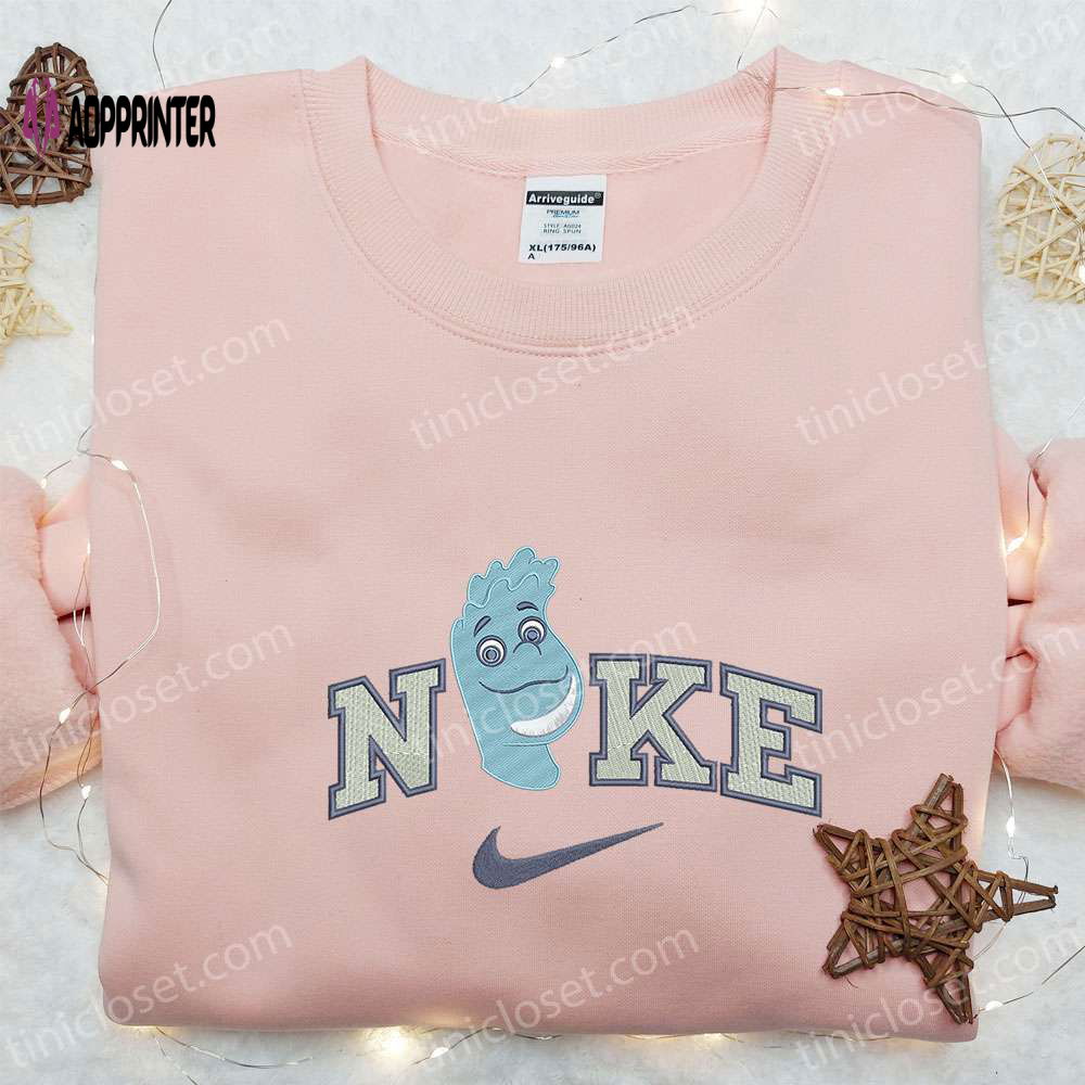 Disney Embroidered Shirt Nike Inspired T-shirt Wade Ripple Elemental Sweatshirt Disney Embroidered Shirt Nike Inspired T-shirt Wade Ripple Elemental Sweatshirt